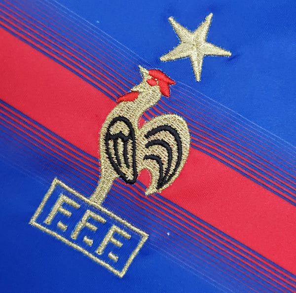 Retro France 2004 home Soccer Jersey - Image 6