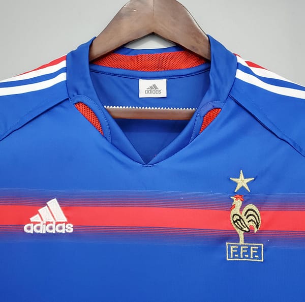 Retro France 2004 home Soccer Jersey - Image 7