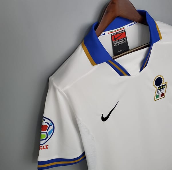 Retro Italy 1996 away Soccer Jersey - Image 7