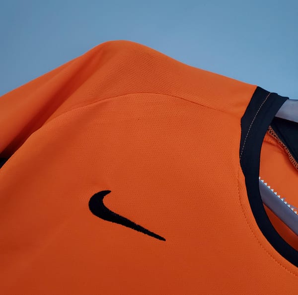 Retro Netherlands 2002 home Soccer Jersey - Image 6