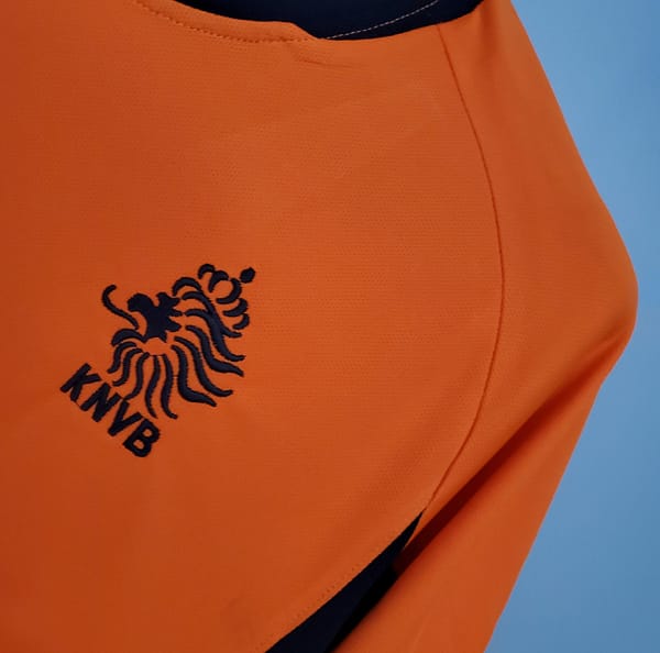 Retro Netherlands 2002 home Soccer Jersey - Image 7