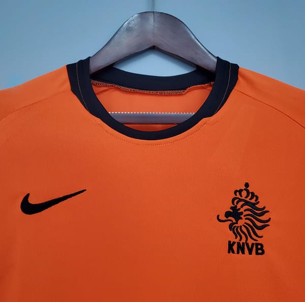 Retro Netherlands 2002 home Soccer Jersey - Image 8