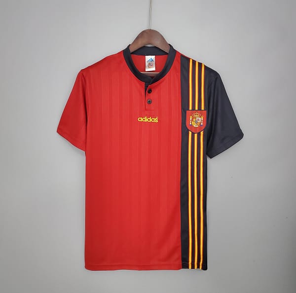 Retro Spain 1996 home Soccer Jersey