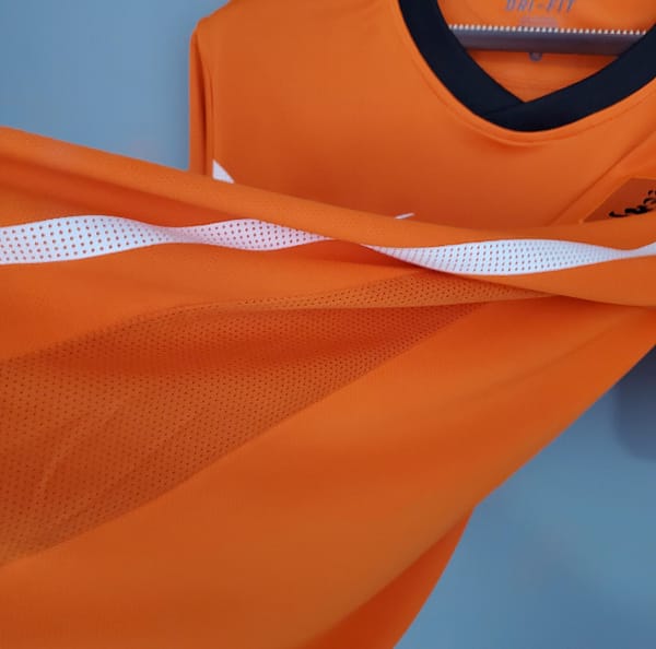 Retro Netherlands 2010 home Soccer Jersey - Image 8