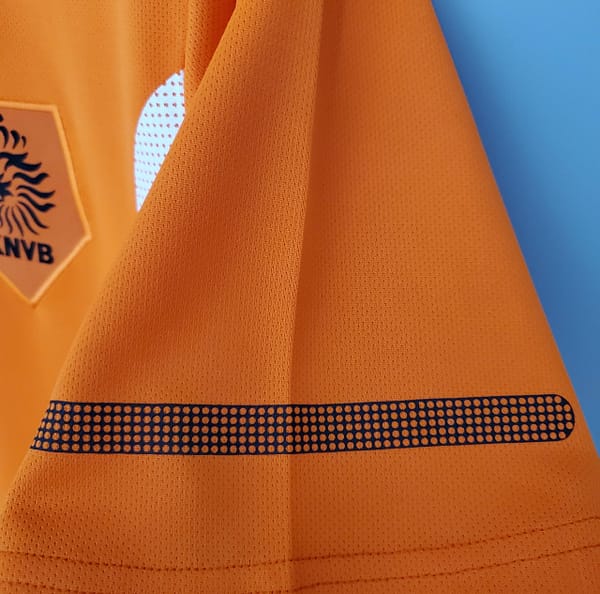 Retro Netherlands 2010 home Soccer Jersey - Image 9