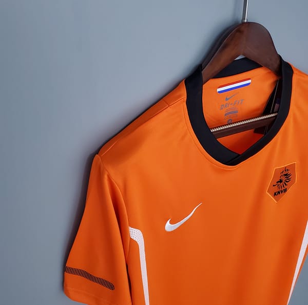 Retro Netherlands 2010 home Soccer Jersey - Image 10