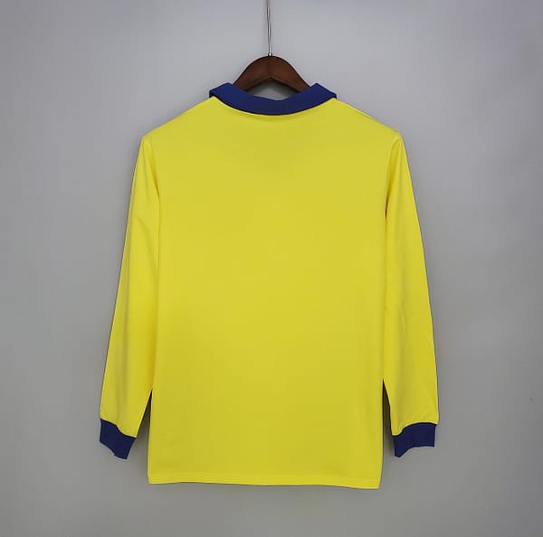 Retro long sleeve Arsenal 71/79 away yellow Soccer Jersey - Image 7