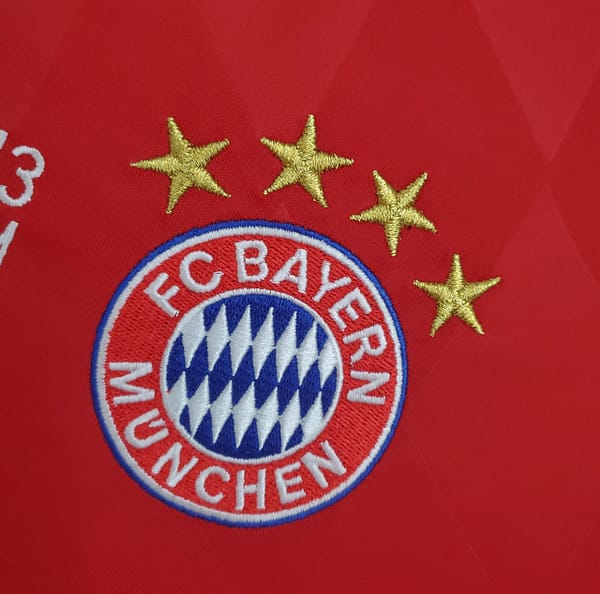 Retro long sleeve Bayern Munich 12/13 Champions League home Soccer Jersey - Image 9
