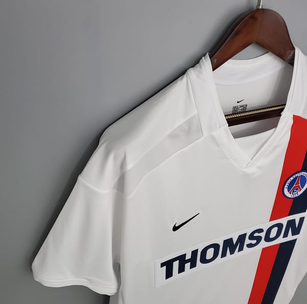 Retro PSG 02/03 away white Soccer Jersey - Image 4
