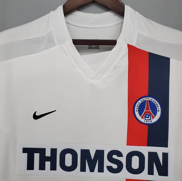 Retro PSG 02/03 away white Soccer Jersey - Image 8
