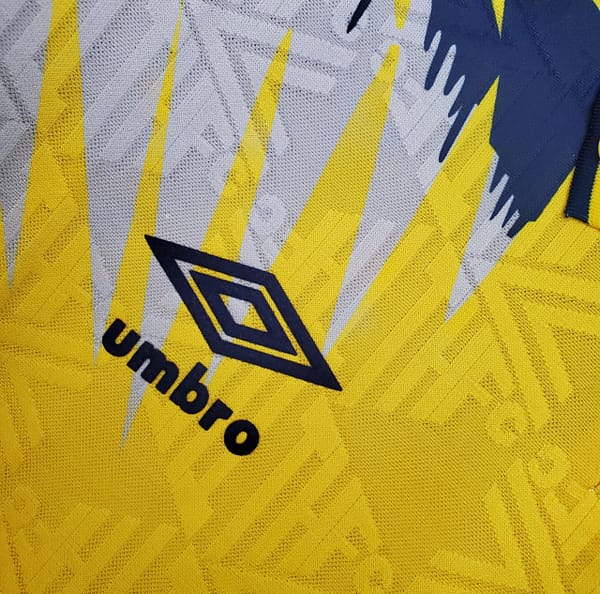 Retro Tottenham 92/94 Away Yellow Soccer Jersey - Image 6