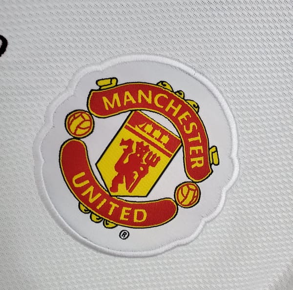 Retro Manchester United 08/09 League Edition away White Soccer Jersey - Image 6