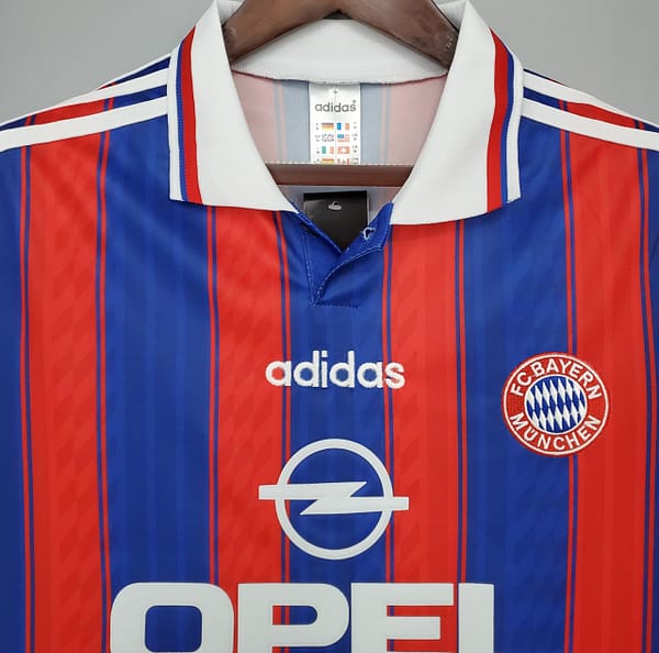Retro Bayern Munich 95/97 home Soccer Jersey - Image 7