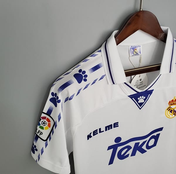 Retro Real Madrid 96/97 home Soccer Jersey - Image 5