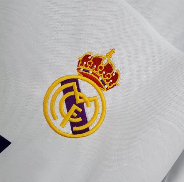 Retro Real Madrid 96/97 home Soccer Jersey - Image 7