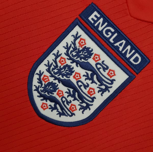 Retro England 08/10 away Soccer Jersey - Image 6