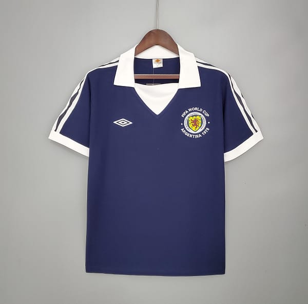 Retro 1978 Scotland Home Soccer Jersey