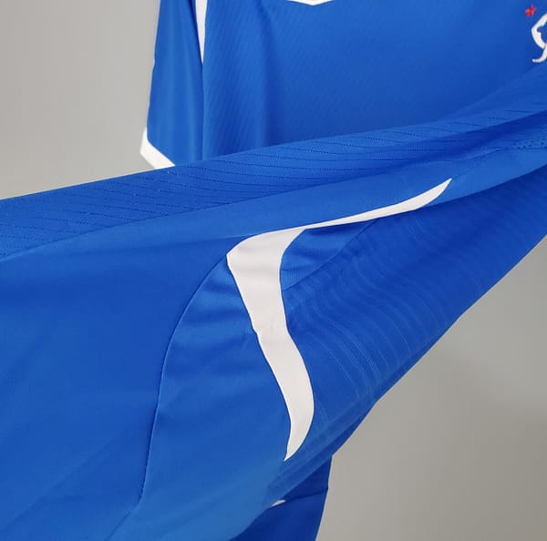 Retro Rangers 08/09 home Soccer Jersey - Image 5