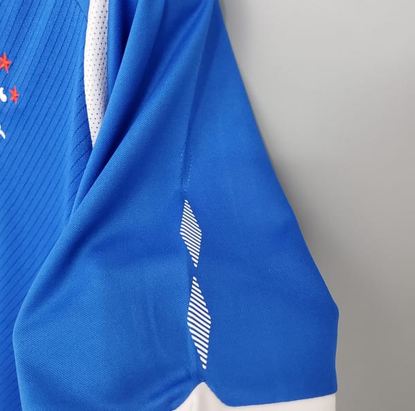 Retro Rangers 08/09 home Soccer Jersey - Image 6
