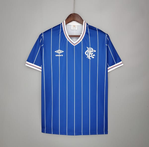 Retro Rangers 82/83 home Soccer Jersey