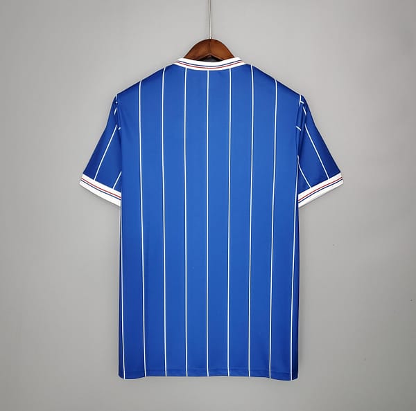 Retro Rangers 82/83 home Soccer Jersey - Image 2