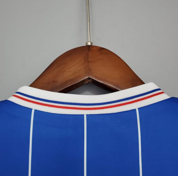 Retro Rangers 82/83 home Soccer Jersey - Image 3