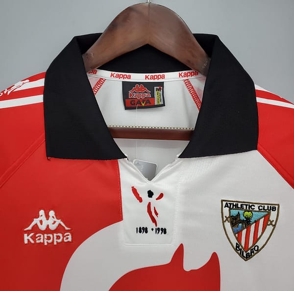 Retro 97/98 Athletic Bilbao home Soccer Jersey - Image 9