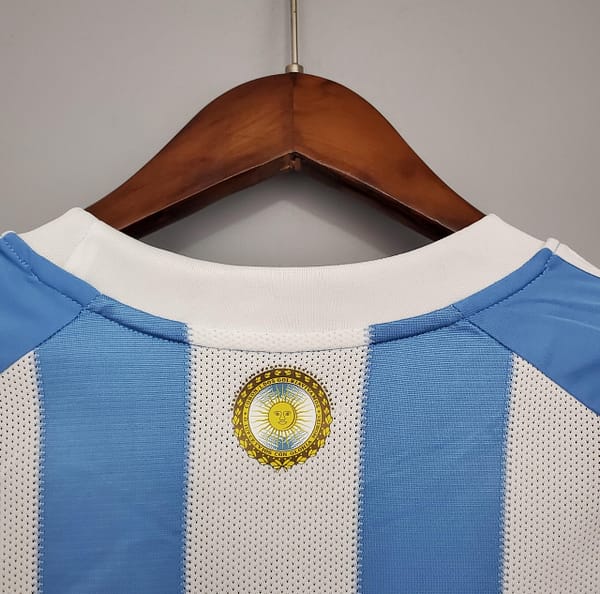 Retro 2010 Argentina home Soccer Jersey - Image 3