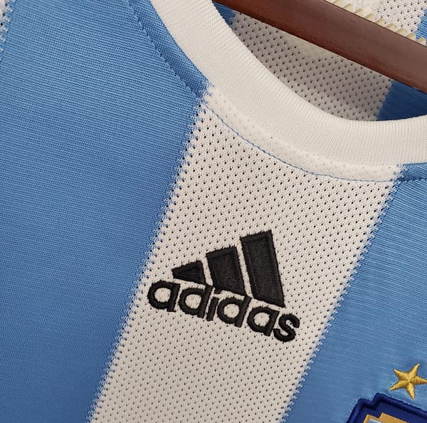 Retro 2010 Argentina home Soccer Jersey - Image 8