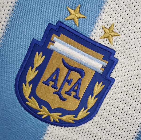 Retro 2010 Argentina home Soccer Jersey - Image 9