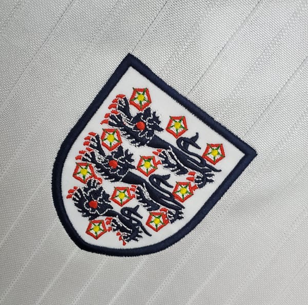 Retro 84/87 England home Soccer Jersey - Image 3