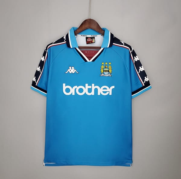 Retro Manchester City 97/99 home Soccer Jersey