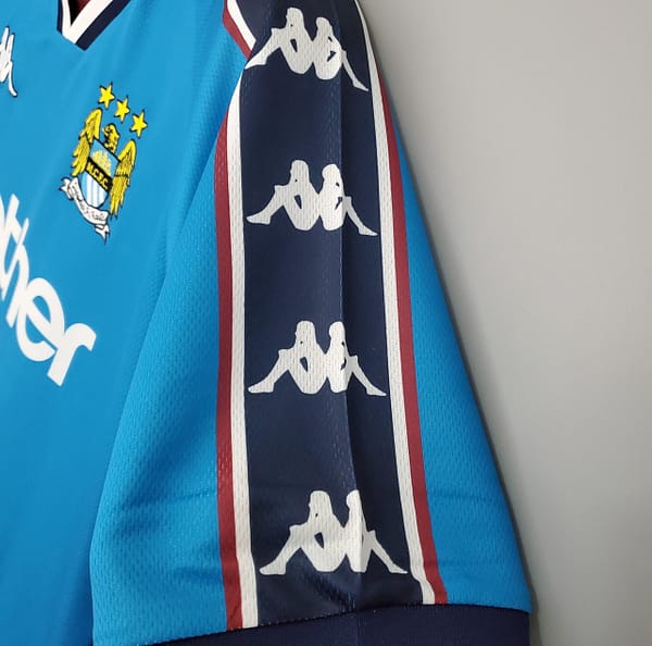 Retro Manchester City 97/99 home Soccer Jersey - Image 2