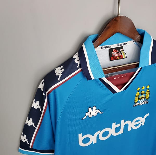 Retro Manchester City 97/99 home Soccer Jersey - Image 5