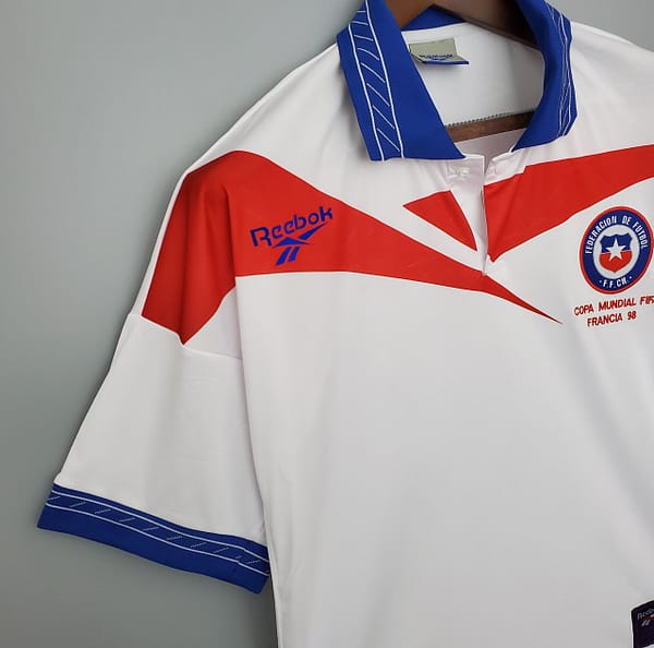 Retro Chile 1998 away Soccer Jersey - Image 4