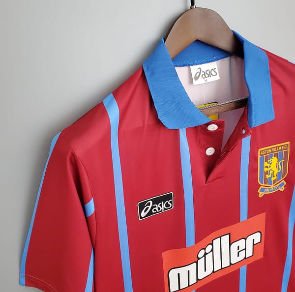 Retro 93/95 Aston Villa home Soccer Jersey - Image 5