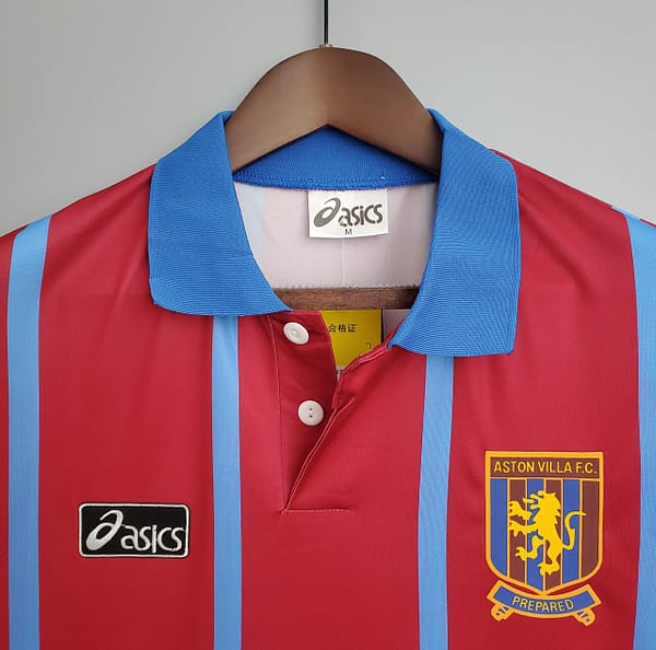 Retro 93/95 Aston Villa home Soccer Jersey - Image 8