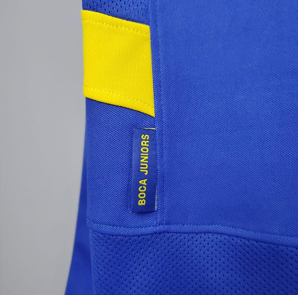 Retro Long Sleeve Boca Juniors 03/04 home Soccer Jersey - Image 2