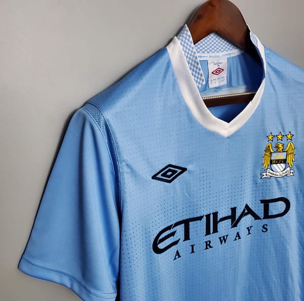 Retro Manchester City 11/12 home Soccer Jersey - Image 5