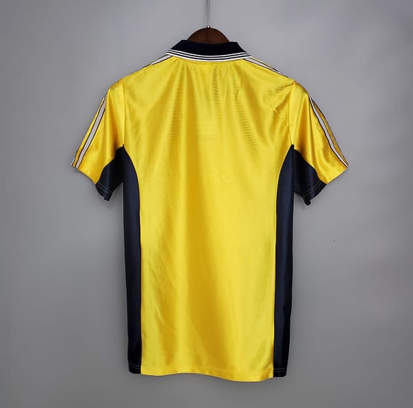 Retro 98/99 Marseille away yellow Soccer Jersey - Image 2