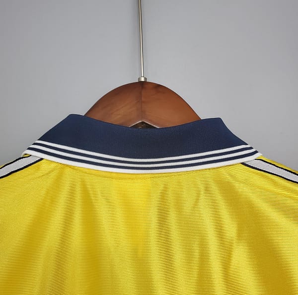 Retro 98/99 Marseille away yellow Soccer Jersey - Image 3