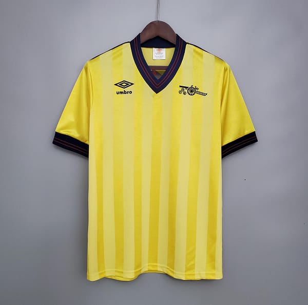 Retro 83/86 Arsenal away Soccer Jersey
