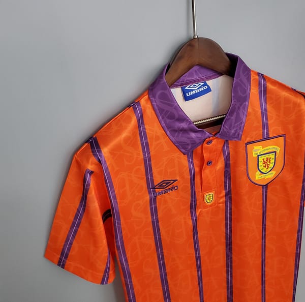Retro Scotland 1994 away Soccer Jersey - Image 5