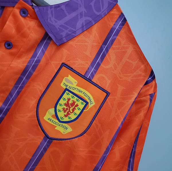 Retro Scotland 1994 away Soccer Jersey - Image 7