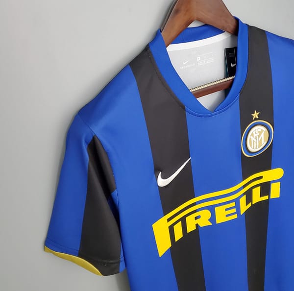Retro 08/09 Inter Milan home Soccer Jersey - Image 6