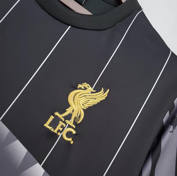Retro Liverpool Champion Special Edition Black Soccer Jersey - Image 6