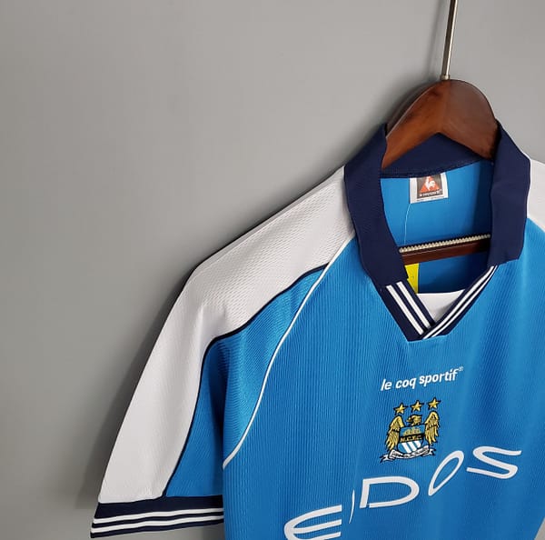Retro Manchester City 99/01 home Soccer Jersey - Image 4
