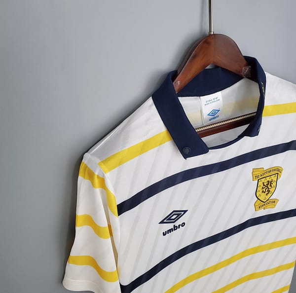 Retro Scotland 88/91 away Soccer Jersey - Image 4