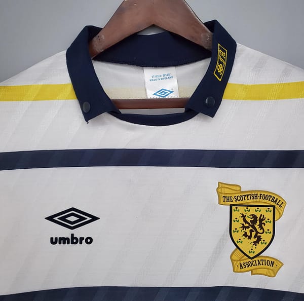 Retro Scotland 88/91 away Soccer Jersey - Image 7