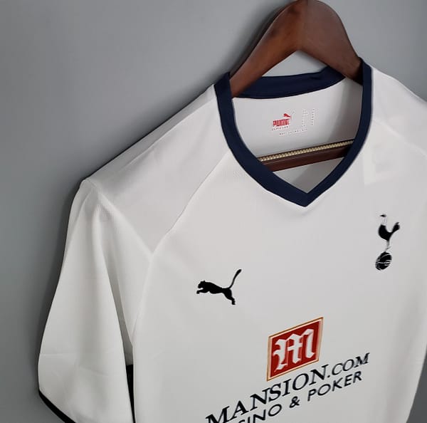 Retro Tottenham 08/09 home Soccer Jersey - Image 6